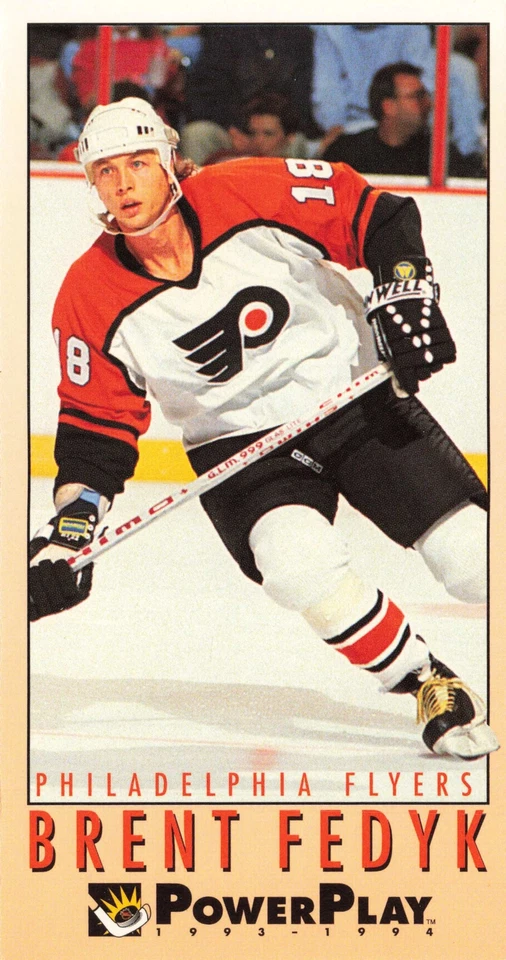 Brent Fedyk 1993 Fleer PowerPlay #181 Philadelphia Flyers - Image 1 of 2