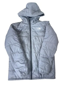 THE NORTH FACE Jungen XL 18/20 Jacke mit Kapuze Wende Teenager grau/schwarz Sherpa - Bild 1 von 8