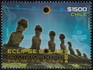 Chile 2024 Easter Island Rapa Nui Moais Solar Eclipse 2024 - Picture 1 of 1
