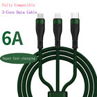 Fingerprint Cord Fast Charger Power Cable Charging Type-C For iPhone USB Fit