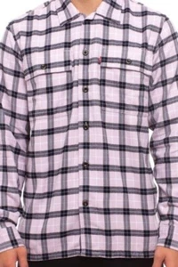 Levi's Mens XXL Skateboarding Work Shirt Pyrope Navy Checkered Plaid Long Sleeve - Picture 1 of 9