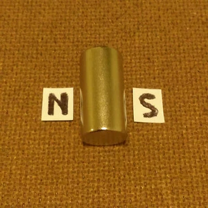 Imanes de cilindro/disco de neodimio diametralmente magnetizados (3/8 x 1) pulgadas. - Imagen 1 de 1
