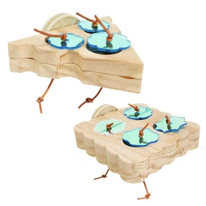 Wooden Small Bird Foraging Toys, Interactive Parakeet Foraging Toys - Picture 1 of 14