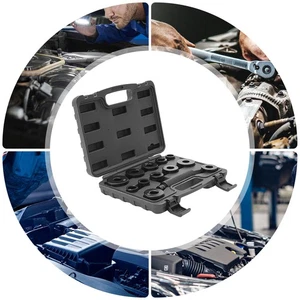 Universal Press and Pull Sleeve Kit Bushing Bearing Seal Driver Removal Tool Set - Picture 1 of 13