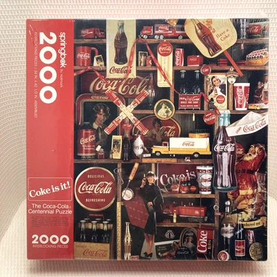 New Springbok Coke Is It The Coca-Cola Centennial Jigsaw Puzzle 2000 Pieces - Image 1 of 4