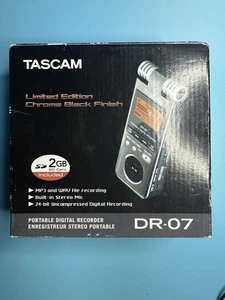 TASCAM DR-07 Portable Digital Recorder USB cable, SD Micro BRAND NEW IN BOX - Picture 1 of 7