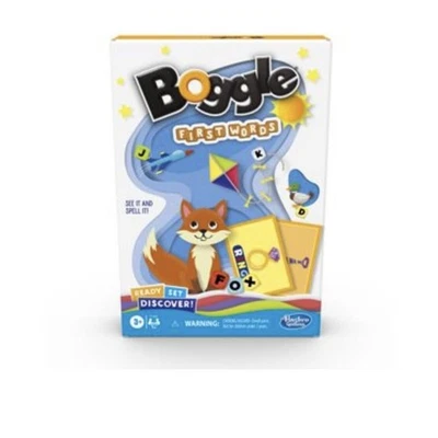 Hasbro Ready Set Discover Boggle First Words Matching Game New - Image 1 of 4