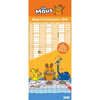 DUMONT Die Maus Megaplaner - Kalender 2026