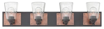 Aplique de baño Hinkley Lighting 51824 Jackson 4 luces 33" W - bronce Foto 1 de 4