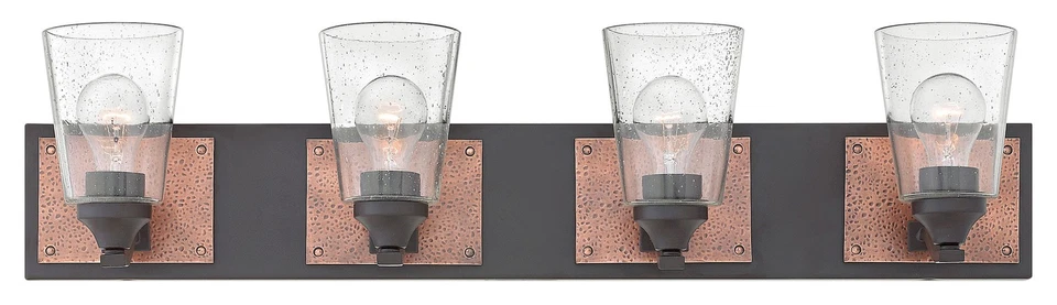 Arandela de banheiro Hinkley Lighting 51824 Jackson 4 luzes 33"W - Bronze - Imagem 1 de 4