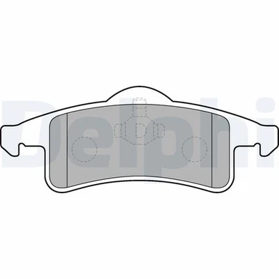 Rear Disc Brake Brake Pad Set Delphi LP1558 Fits Jeep Grand Cherokee - Image 1 of 3