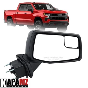 Conjunto de espejo retrovisor lateral eléctrico para Chevrolet Silverado Sierra 2019-2022 2023 térmico - Imagen 1 de 11