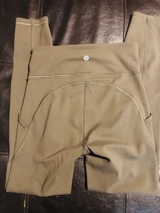 Lululemon Align Pant 28"Inseam Full Length/Dark Olive/Women's Size 4 - Picture 1 of 4