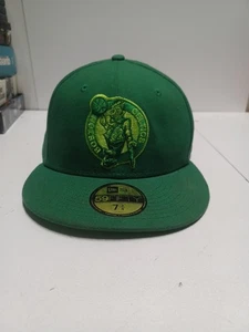 Boston Celtics NBA Basketball Team Cap Hat Adult Mens Fitted Size Small-Meduim  - Picture 1 of 7
