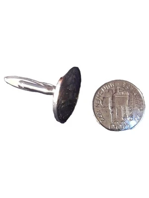 Vintage Gemelli Uomo Olimpiadi Monaco 1972 Argento Metallo - Immagine 1 di 3