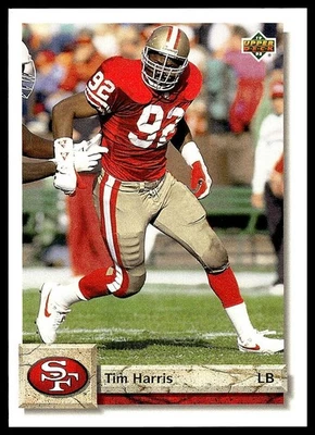 Tim Harris 1992 Upper Deck #267 - Image 1 of 2
