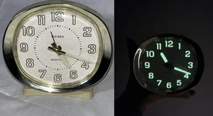 Vintage Westclox Big Ben Alarm Clock Glowing Hands & Numbers Working Gold Trim - Picture 1 of 15