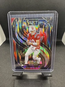 2024 Panini Select Drake Maye Black & Red Prizm Shock Patriots #113 RC Premier🔥 - Foto 1 di 2