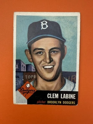 1953 TOPPS CLEM LABINE #14 - Image 1 of 2