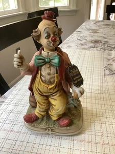 Melody In Motion Clown Figure Statue Japan GREAT Working Missing Ballons - Picture 1 of 15