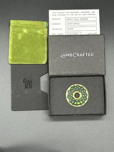 Tyson Lamb - Lamb Crafted Pine Apple Ball Marker - Brass - Masters 2025 - Picture 1 of 2