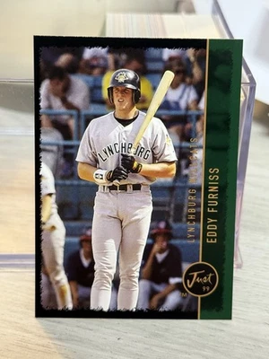 RARE 1999 Just Minors Eddy Furniss Black Border #179 Lynchburg Hillcats #d 23/50 - Image 1 of 2