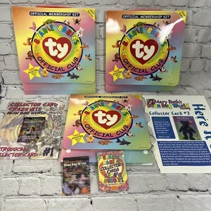 Ty Official Membership Kit First Edition Beanie Babies Collectors Cards Sealed - Picture 1 of 12