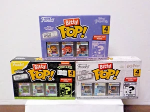 C1220 Funko Bitty Pops "Misc. Bundle (1x Princess, TMNT, Harry Potter" Lot (New) - Picture 1 of 13