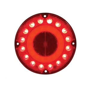 32 LED 7" "GLO" Stop, Turn & Tail Light - Red LED/Red Lens - Picture 1 of 6