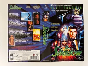 Vintage The Shadow Alec Baldwin VHS Cover Only - Danish Edition - No Tape - Picture 1 of 1