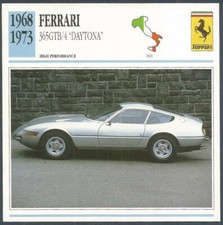 EDITO-SERVICE S A 1991 CLASSIC CARS-1968-1973-FERRARI 365GTB/4 "DAYTONA"
