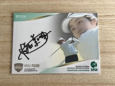 MIU FUJII autographed card EPOCH 2023 JLPGA ROOKIES & WINNERS (/136) golf Rookie