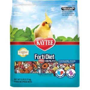 Kaytee Forti-Diet Pro Health Cockatiel Food 5lb - Picture 1 of 8