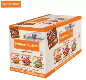 NATURES VARIETY FREEZE DRIED COMPLETE ADULT FOOD MULTIPACK DINNER 7 X 120G - Picture 1 of 8