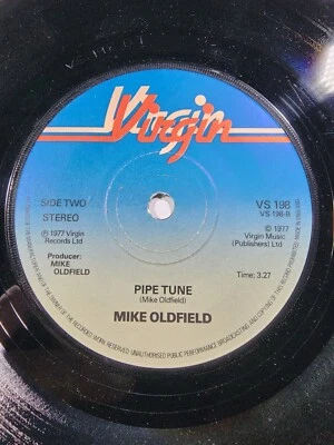Mike Oldfield 45 Vinyl (Pipe Tune/Cuckoo Song) VG+ F41 - Image 1 of 2