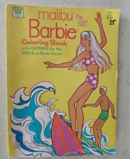 vintage barbie coloring book