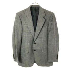 Burberrys wool blend tailored jacket A3 gray Men's - Picture 1 of 8