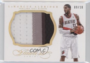 2013-14 Panini Flawless Patch Gold /10 LaMarcus Aldridge #18 Patch