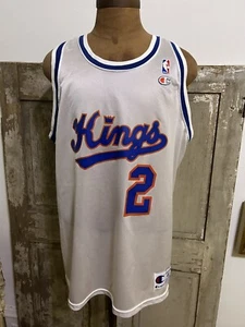 Vintage 90s Champion Mitch Richmond #2 Sacramento Kings Jersey SZ 48 NBA USA XL - Picture 1 of 15