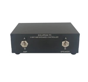 SOLUPEAK P3 AMP Amplifier to 2 Pair of Speaker Selector Switch box 2 IN 2 OUT - Picture 1 of 8