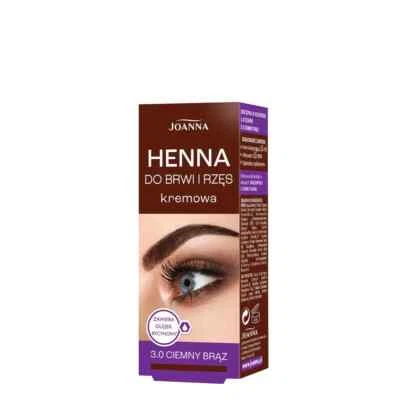 Joanna Henna Eyebrow Eyelashes Tint Creamy Dark Brown Henna Kit Lash Set 15ml - Image 1 of 3
