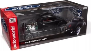 Ford 1934 cupé de 3 ventanas High Boy Hot Rod Auto World 1/18 (IB - 47) - Imagen 1 de 9