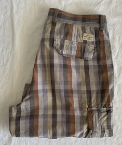 Tommy Bahama Jeans Shorts Herren Gr. 35 Cargo kariert 100% Baumwolle Island Crafted - Bild 1 von 10