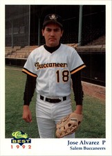 1992 Salem Buccaneers Classic/Best #12 Jose Alvarez