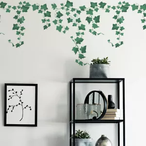 Trailing Ivy Vine Stencil, Botanical Wall Painting Stencil - Picture 1 of 8