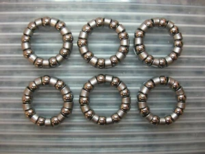 6 x BOTTOM BRACKET/CRANK AXLE CYCLE/BIKE BEARINGS CAGED 1/4" STD - Picture 1 of 1
