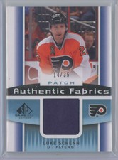 2013-14 SP Game Used Authentic Fabrics Patch Luke Schenn /35 Philadelphia Flyers