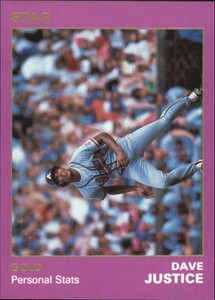 1990 Star Gold #126 Dave Justice Braves  /1500 C30916