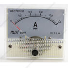 1 × DC 1A panneau analogique AMPLI courantmètre ampmètre jauge 85C1 blanc 0-1A DC