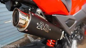 ZOOM Auspuff Honda GROM 125 MSX SF 2017-2020 Komplettanlage High Mount schwarz SLZ - Bild 1 von 7
